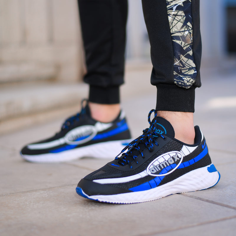 کفش مردانه Nike مدل Stripe (آبی) - فروشگاه اینترنتی تی شین