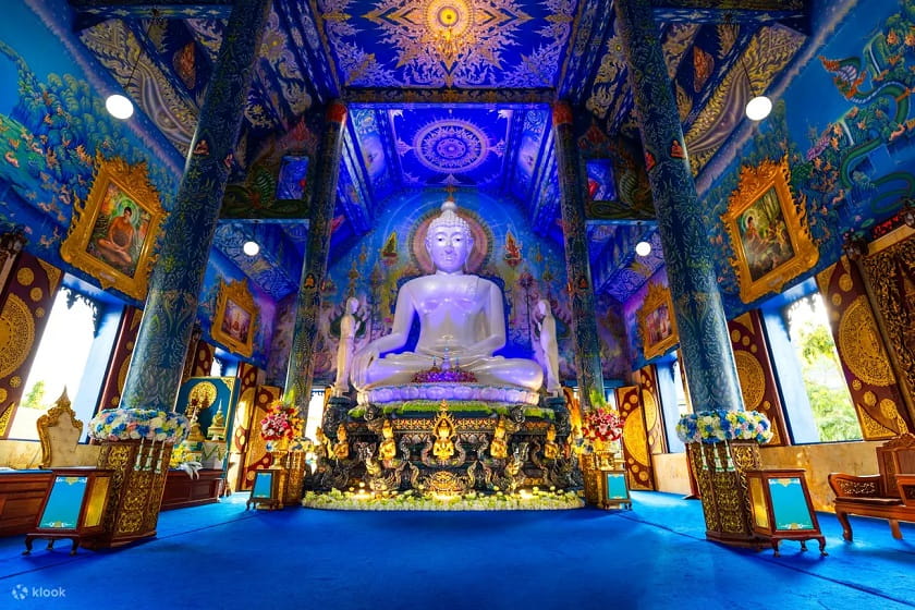 تصاویر دیدنی از آبی‌ترین معبد دنیا - خبرخوان تی شین