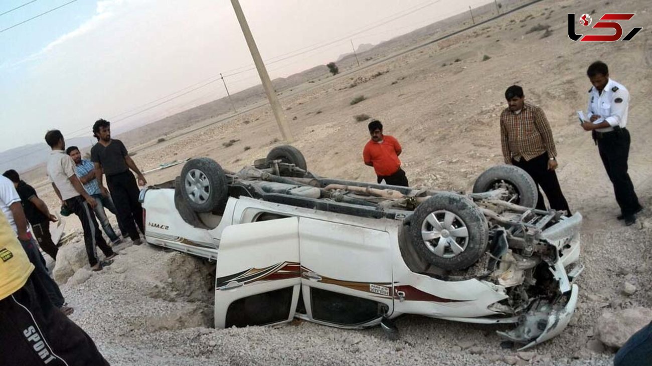 ۴ کشته و زخمی بر اثر واژگونی تویوتا / در خوزستان رخ داد - خبرخوان تی شین